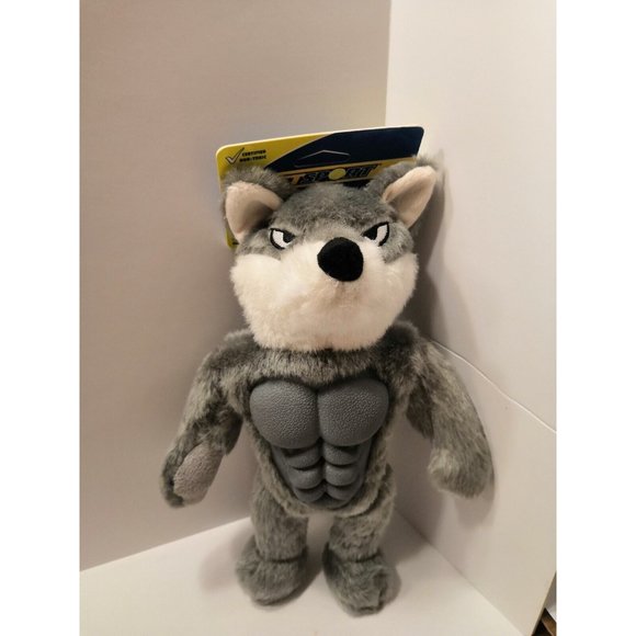 Pet Sport Six Packers Wolf Dog Toy Gray - Picture 1 of 8